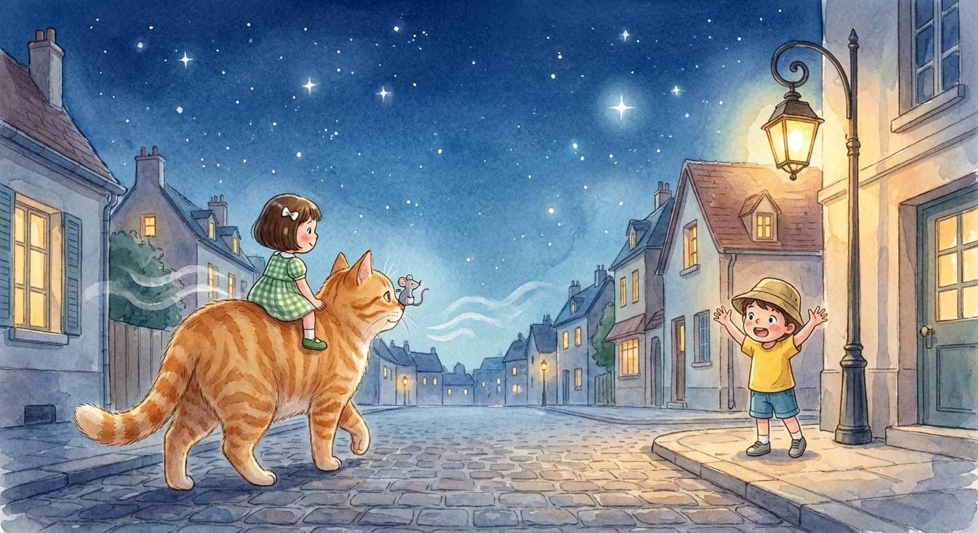 Eleven's personalized picture book, The Cat Who Lost Her Purr